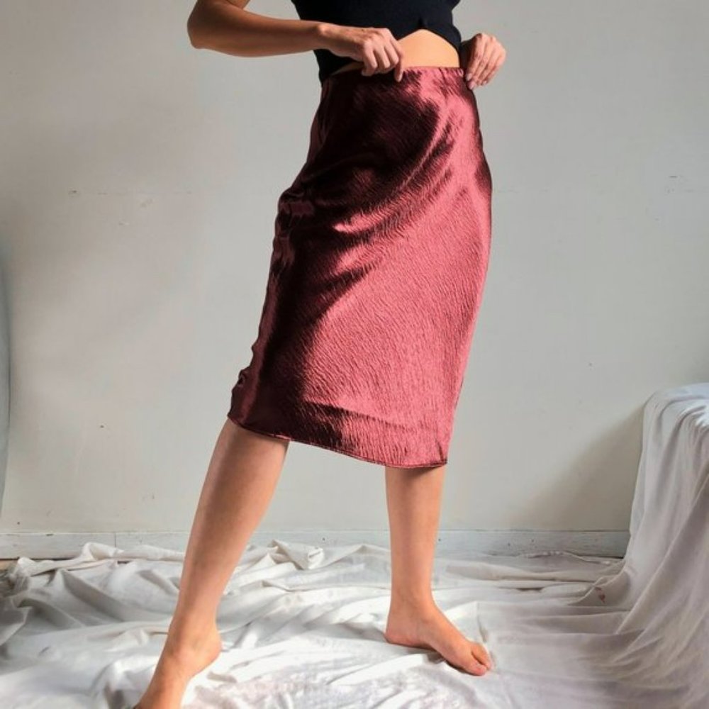 Banana Republic Satin Skirt